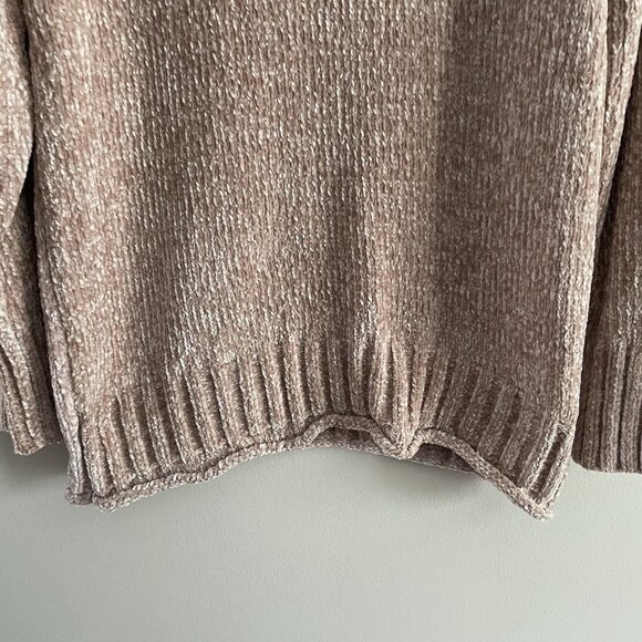 Cynthia Rowley Tan Crew Neck Sweater - Picture 2 of 9